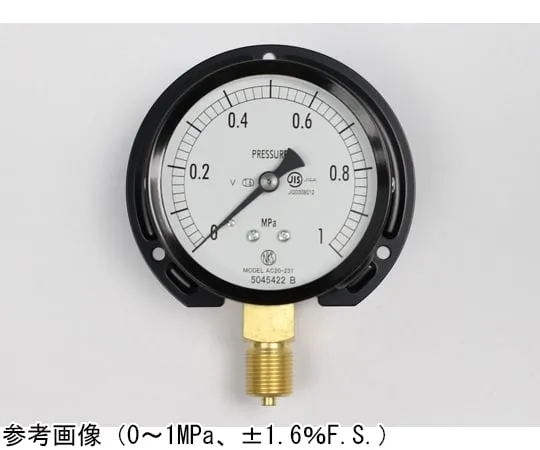 65-4279-16 Normal Pressure Gauge (Φ75) Vertical B Frame for Vibration Resistance 0.16 MPa AC20-231