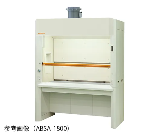 3-3940-11　［Discontinued］Fume Hood Standard (Air curtain replenishment type) 1200 x 1100/830 x 2250mm　ABSA-1200