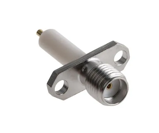 63-4787-98 Radiall Straight 50Ω Flange Mount SMA Connector, Solder Termination R124464000W