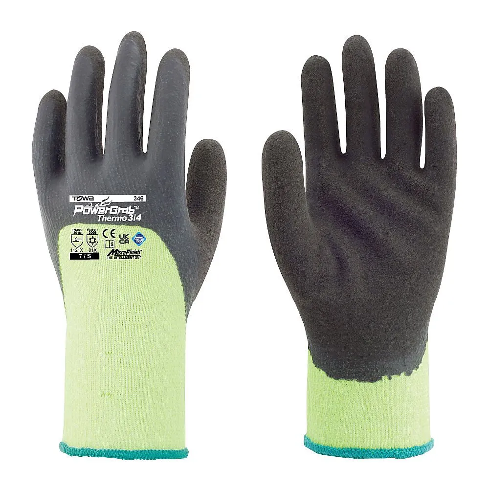 68-4140-02 Power Grab Thermo 3/4 Yellow S PG-346-S