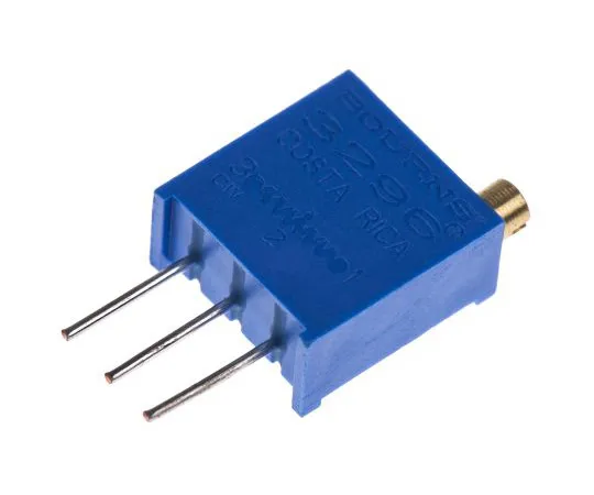 63-4850-55 500kΩ Through Hole Trimmer Potentiometer 0.5W Top Adjust Bourns 3296 Series 3296W-1-504LF
