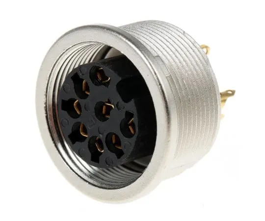 63-4860-14 Lumberg KFV Series, 8 Pole Din Socket Socket, DIN EN 60529, 5A, 60 V ac IP40 KFV 80