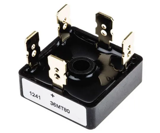 63-4738-09 Vishay VS-36MT80, 3-phase Bridge Rectifier, 35A 800V, 5-Pin D 63 VS-36MT80