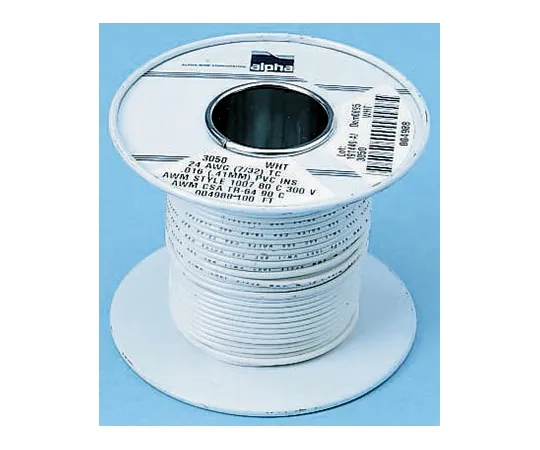 63-4778-68 Alpha Wire Blue Hook Up Wire UL1015, 0.33 mm², 600 V 22 AWG, 30m 3071 BL005