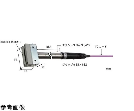 65-3530-02 Temperature Sensor for High Temperature Moving Surface Model 213 -50~600°C E Type 213E-TC1-ASP