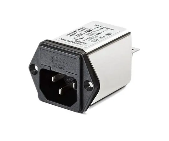 63-4719-46 Male IEC/EN 60939 IEC Filter Panel Mount 5 x 20mm,Faston,Rated At 2A,250 V ac Operating Frequency 0 → 400Hz FN 9260-2/06