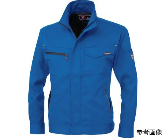 65-8373-07 Long Sleeve Blouson Royal Blue 3L 1634-46-3L