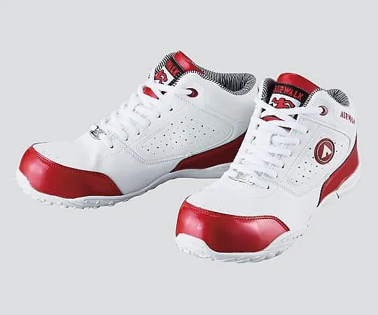 3-1748-01　［Discontinued］Protective Sneakerss AIR WALK(R) White x Red 24.5　AW-53024.5