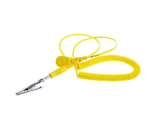 63-4750-98 Connecting ESD Grounding Cord 10mm, 1.8m Coiled 273-6701