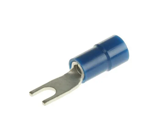 63-4891-33 RS PRO Insulated Crimp Spade Connector, 1.5mm² to 2.5mm², 16AWG to 14AWG, M3 Stud Size Vinyl, Blue 613-9520