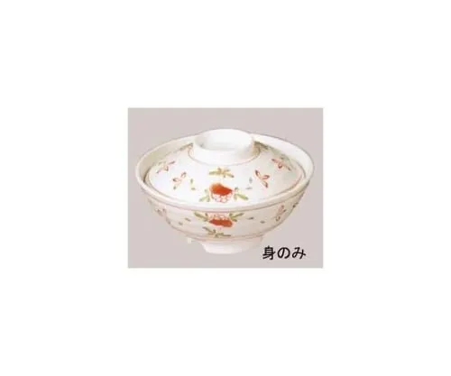 61-6834-28 Melamine Japanese dish Akae Rice Bowl small AK-18A 2115400