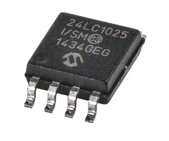 63-4932-44 Microchip, 1Mbit Serial EEPROM Memory, 900ns 8-Pin SOIJ I2C 24LC1025-I/SM