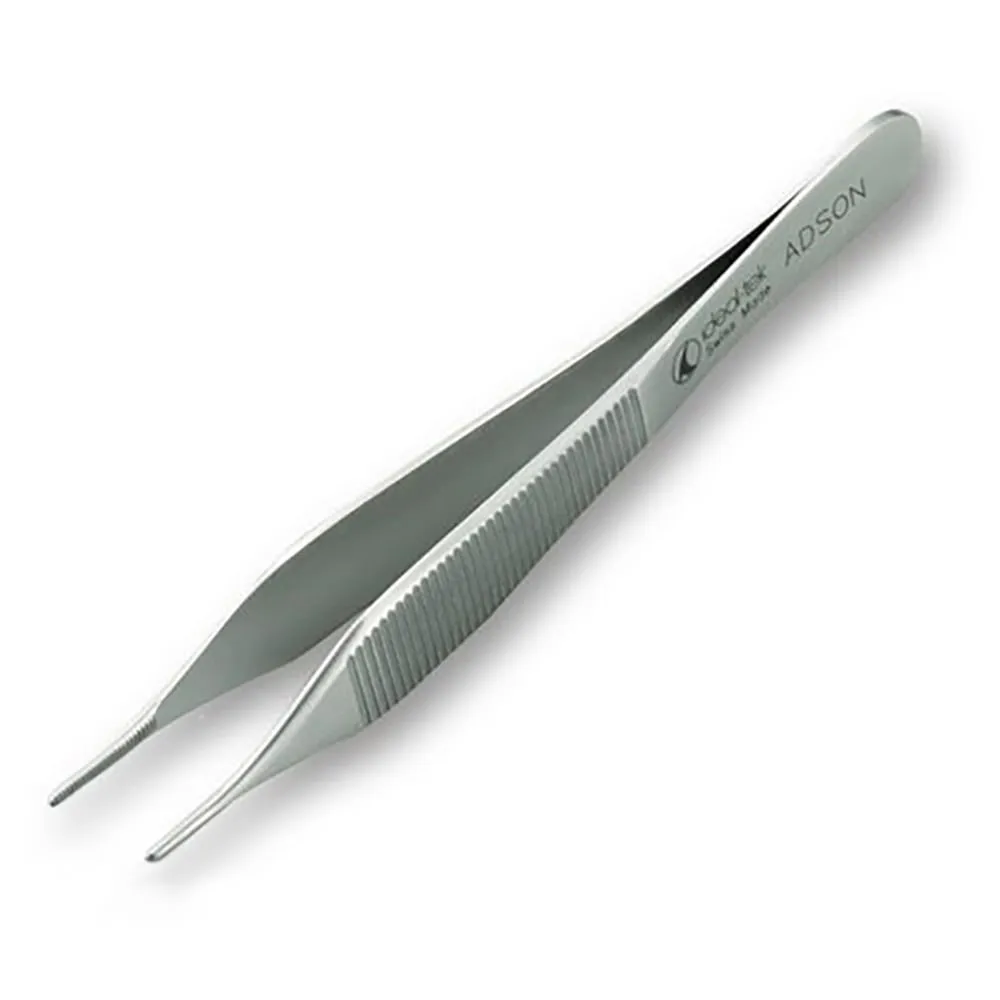 2-9043-01 Precision Tweezers for Anatomy without Teeth 122mm Adson