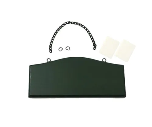 61-7431-08 Wooden Board Green 185 x 80mm QB182
