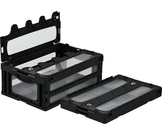 67-7113-10 Folding Container C-55B Black/Transparent 55908000BK901TM