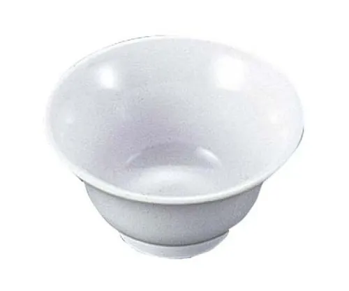 61-6840-67 Melamine Dishes for School Meals, Tankaku No. 20, Wing Curled White 2455100
