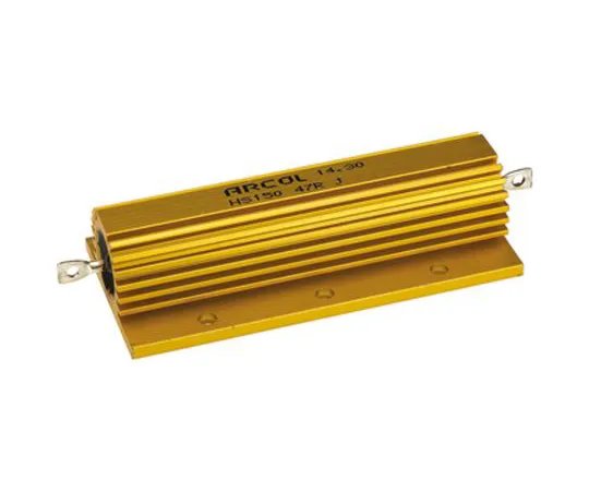 63-4758-83 Arcol HS150 Series Aluminium Ho***d Axial Wire Wound Panel Mount Resistor, 47Ω ±5% 150W HS150 47R J