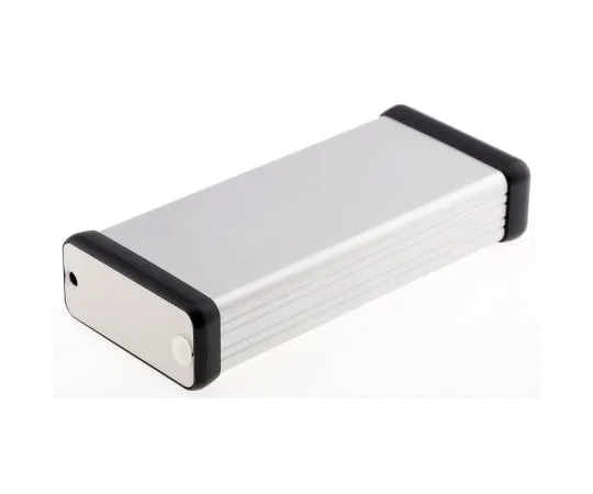 63-4891-08 Hammond, Extruded Aluminium, Handheld Enclosure, IP54 ,120 mm x 23 mm x 54 mm 1455C1201