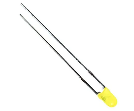 63-4738-76 2.1 V Yellow LED 3mm Through Hole, Kingbright L-934YD L-934YD
