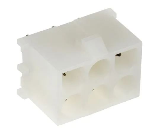63-4656-59 Board Socket Universal MATE-N-LOK Series 6.35 mm 6 Pole Straight Male 350431-1