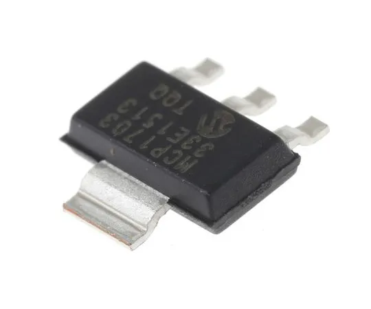63-4934-42 Microchip MCP1703-3302E/DB, LDO Regulator, 250mA, 3.3 V, ±2% 3+Tab-Pin, SOT-223 MCP1703-3302E/DB
