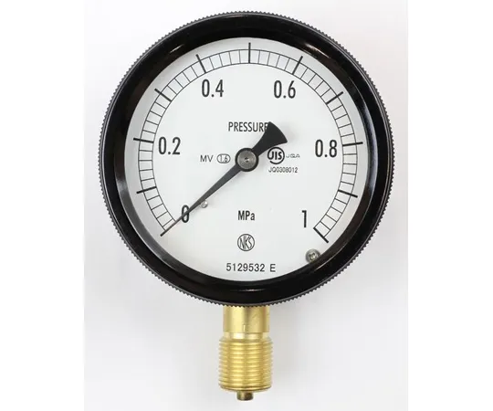 65-4296-76 Sealed Pressure Gauge (75Φ) Vertical A-Frame 1 MPa for Steam and Vibration Resistance BC12-131