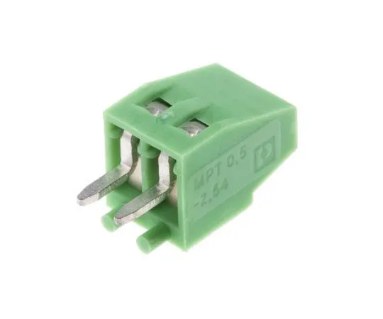 63-4733-48 Phoenix Contact MPT 0.5/2-2.54, 2 Way PCB Terminal Strip 1725656