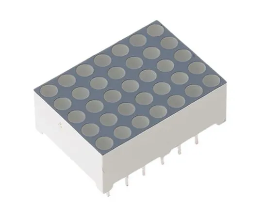 63-4744-67 TA07-11GWA Kingbright Dot Matrix LED Display, CA 7 x 5 Dot Matrix Green 12 mcd 17.2mm TA07-11GWA