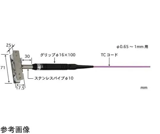 65-3529-66 Running Line Temperature Sensor MW Series -50~250°C φ0.65~1 mm K Type MW-31K-TC1-ASP