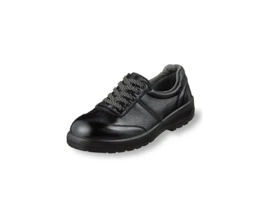 64-6535-37 Urethane 2-Layer Sneakers (Shoelaces) Black 23.5 cm AG3051