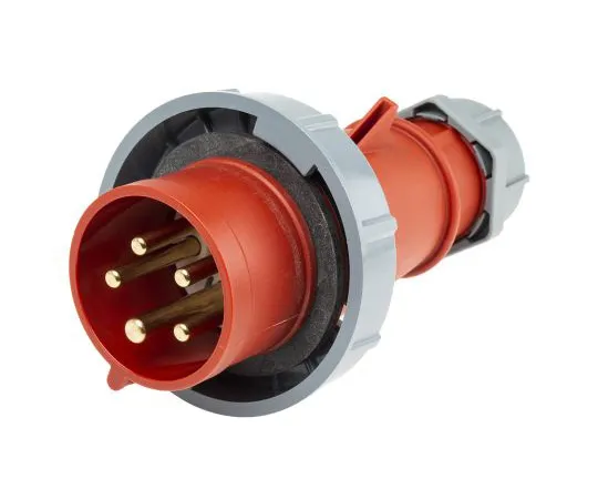 63-4831-01 Mennekes AM-TOP Series, IP67 Red Cable Mount 3P+N+E Industrial Power Plug, Rated At 32A, 415 V 300