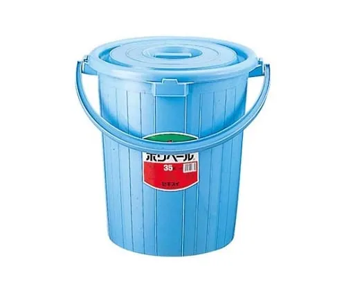 61-6742-70 Sekisui Round Poly Pail Lid Blue for #35 P35FK 7762800