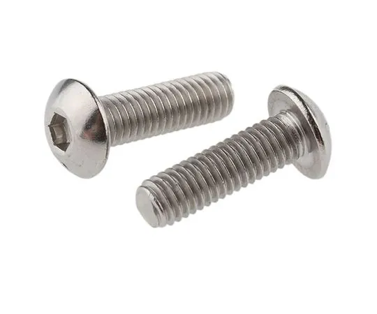 63-4739-47 RS PRO M5 x 16mm Hex Socket Button Screw Plain Stainless Steel 232-8243