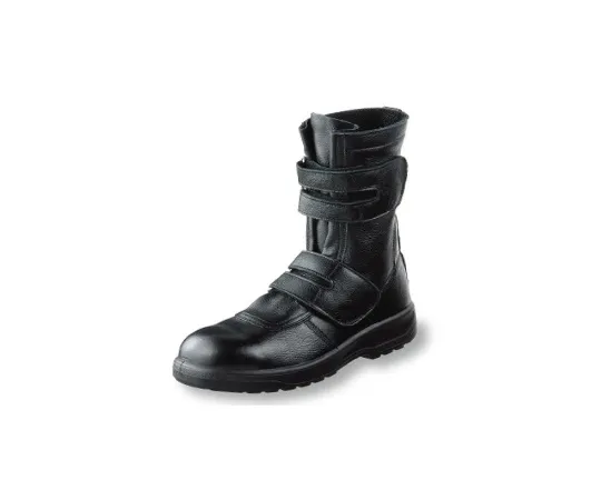 64-6535-61 Urethane 2-Layer Velcro Work Shoes Black 23.5 cm AG609