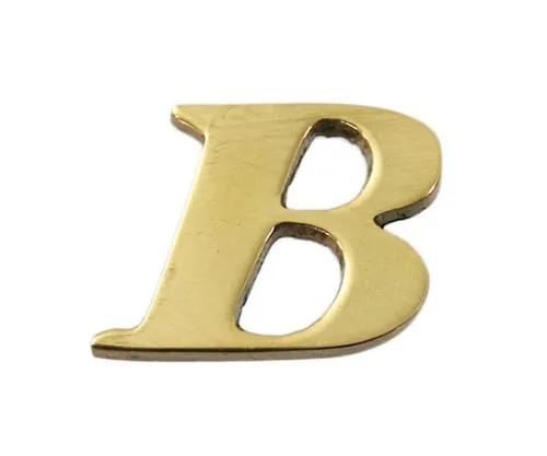 61-7430-52 Brass Gold Characters Large Characters B QL20-B