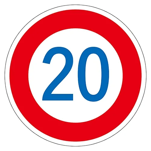 61-3391-85　［Discontinued］Road Surface Road Sign 20 Road Surface-323-20　101108