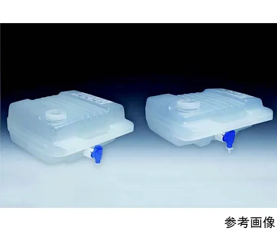 64-7656-92　［Discontinued］Horizontal Low Bottle with Stopcock (PPCO) 8L　2324-0008