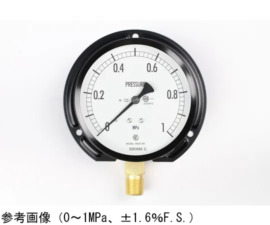 65-4289-26-20 Normal Pressure Gauge (Φ100) Vertical B Frame for Steam with 0.4 MPa with Inspection Certificate AE20-281