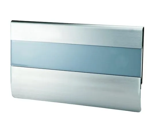 61-9251-70 Dwelling Chamber Name Tag Stainless Steel Width 210 x Height 120mm Plain SK-602SD