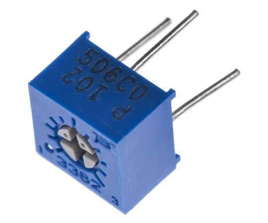 63-4851-31 1kΩ Through Hole Trimmer Potentiometer 0.5W Top Adjust Bourns 3362 Series 3362P-1-102LF