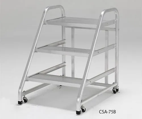 61-4443-37　［Discontinued］Aluminum Workbench (With Spring Caster) Top foot Plate Hight:500mm　CSA-50B