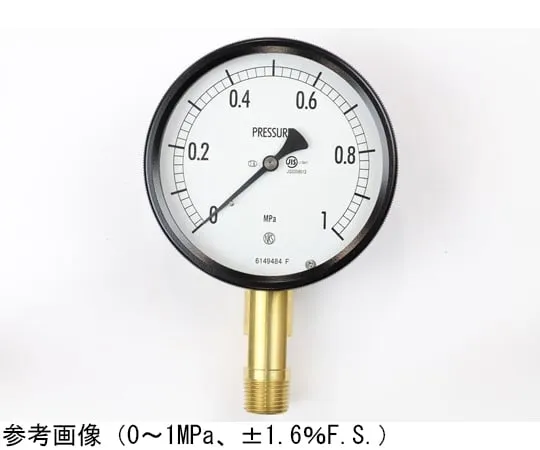 65-4301-04-20 Sealed Pressure Gauge (100Φ) Vertical A Frame with 0.1 MPa Inspection Certificate BE10-191