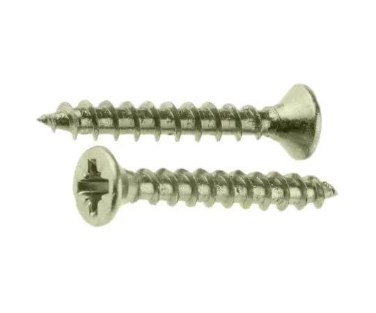 63-4748-94 Pozidriv Countersunk Steel Wood Screw Yellow Passivated, Zinc Plated, 3.5mm Thread, 25mm Length 263-1836