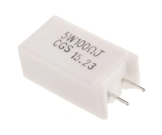 63-4724-05 TE Connectivity 100Ω 5W Ceramic Fixed Resistor ±5% ±300ppm/°C SQMW5100RJ