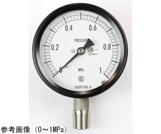 65-4295-92 Sealed Pressure Gauge (75Φ) Vertical A Frame 0.1 MPa BC10-183