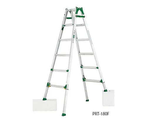 61-4441-84　［Discontinued］Aluminum Ladder and Stepladder with Expandable Leg Length: 2.09～3.01m　PRT-120F