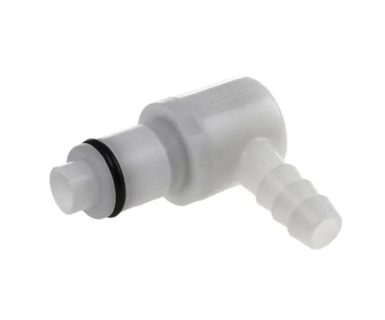 63-4796-71 Elbow Male Hose Coupling 1/4in Coupling Insert - Valved, Free Floating Mount, Acetal PLCD23004