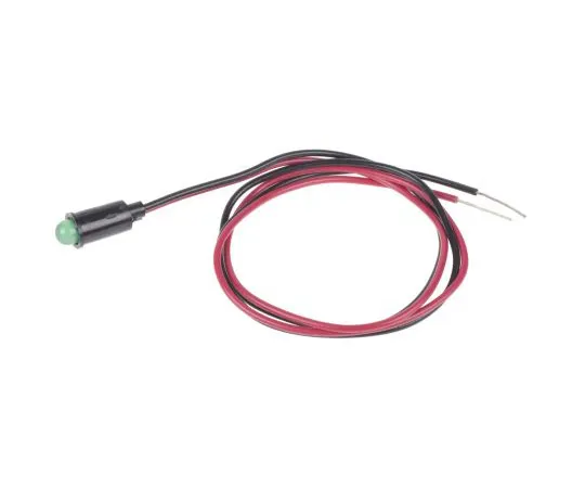 63-4867-09 Dialight Green Indicator, Lead Wires Termination, 2.2 V, 6.4mm Mounting Hole Size 559-5201-007F