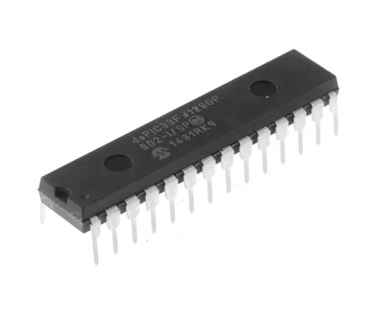 63-4930-63 dsPIC33FJ128GP802-I/SP Microchip, 16bit DSP 40MHz 128 kB Flash 28-Pin SPDIP dsPIC33FJ128GP802-I/SP