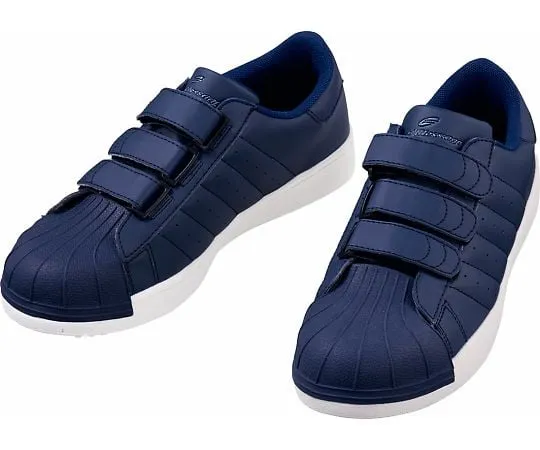 64-0988-84 Safety Shoes Velcro Navy 22.0 cm S5172